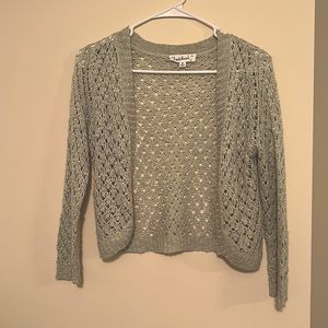 Light green cardigan